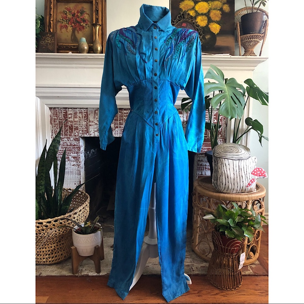 Vintage 80’s embellished jumpsuit